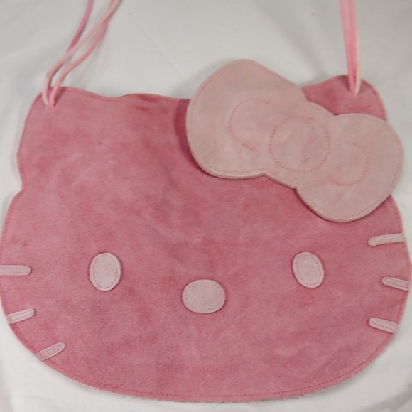 Hello Kitty Handbags - Hello Kitty Pink Suede Bag